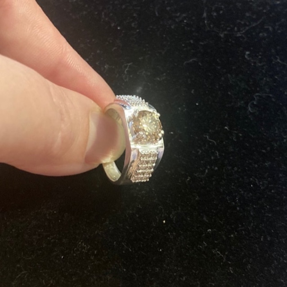 Gorgeous 3.86Cts Genuine Earth Mined Diamond Ring Size 7 - Picture 8 of 9